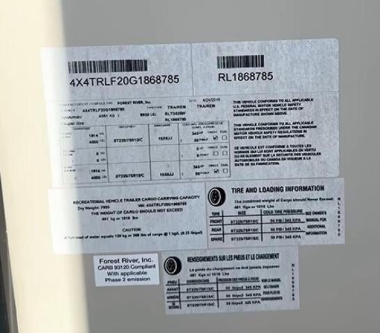 2016 ROCKWOOD WINDJAMMER Base