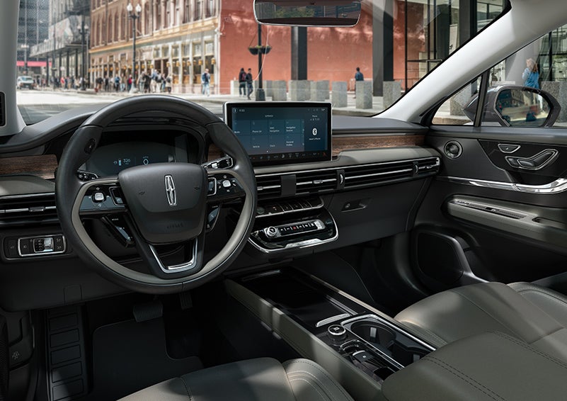 The interior dashboard of 2024 Lincoln Corsair® SUV is shown here. | Mathews Lincoln in Marion OH