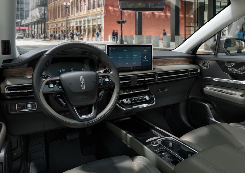 The interior dashboard of 2024 Lincoln Corsair® SUV is shown here. | Mathews Lincoln in Marion OH