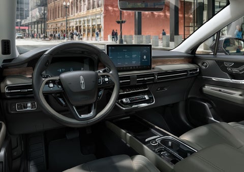 The interior dashboard of 2024 Lincoln Corsair® SUV is shown here. | Mathews Lincoln in Marion OH