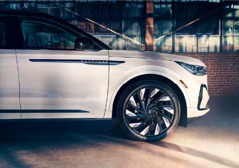 The wheels of the available Jet Appearance Package are highlighted. | Mathews Lincoln in Marion OH